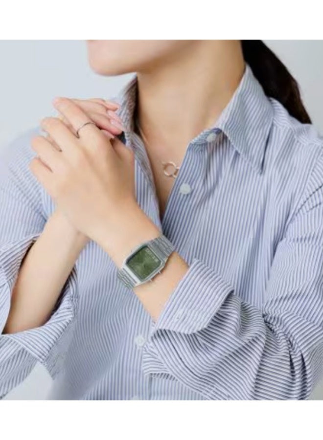 CASIO VINTAGE UNISEX ANALOG DIGITAL WATCH AQ-230A-3AMQYDF - Image 2