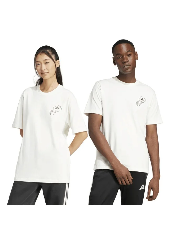 adidas Originals adidas M L VERB CIR T White Training T-SHIRTS for Men - XS