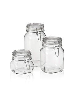 Fido Canning Jar Set Of 3 3 Piece Set Clear