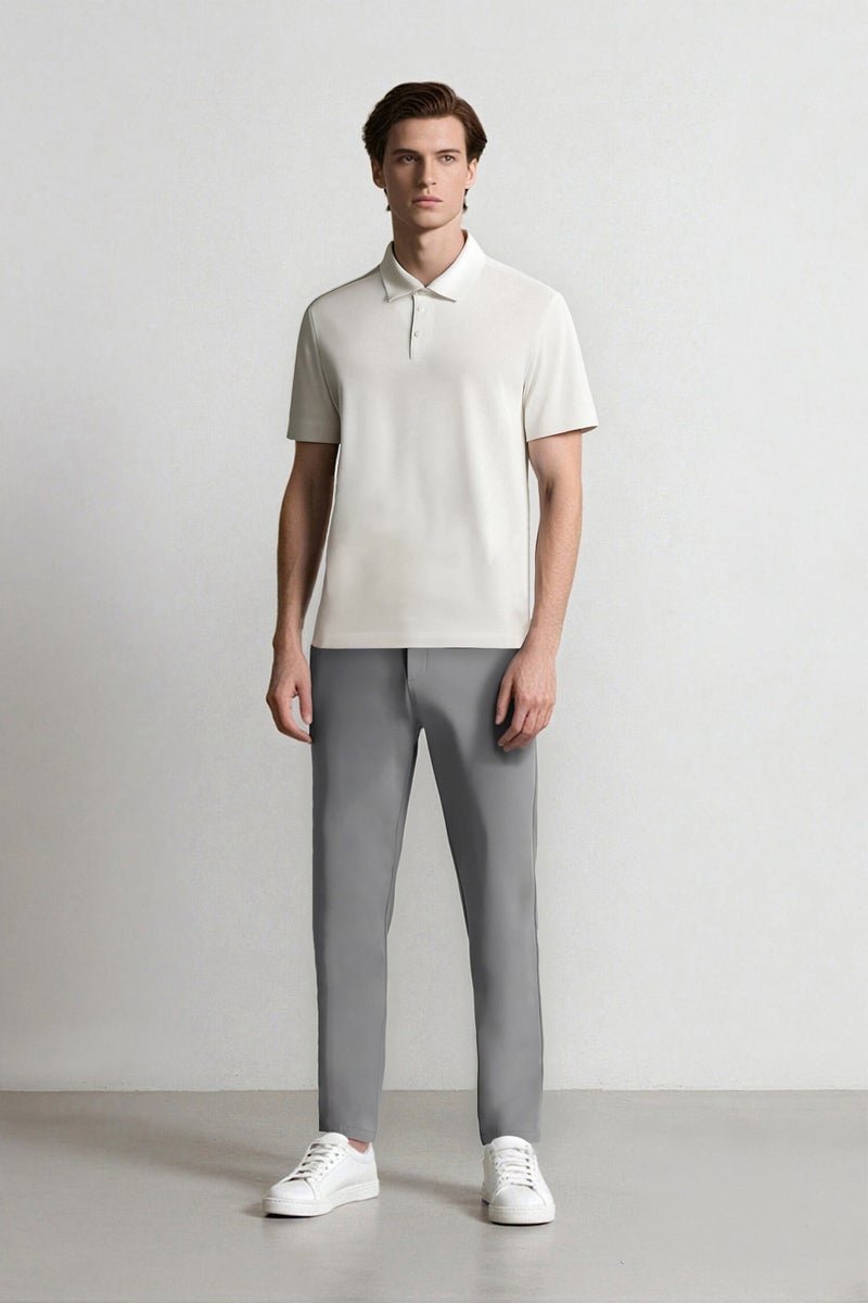 ديفاكتو بنطلون رجالي منسوج بقصّة Slim Fit  - Image 2