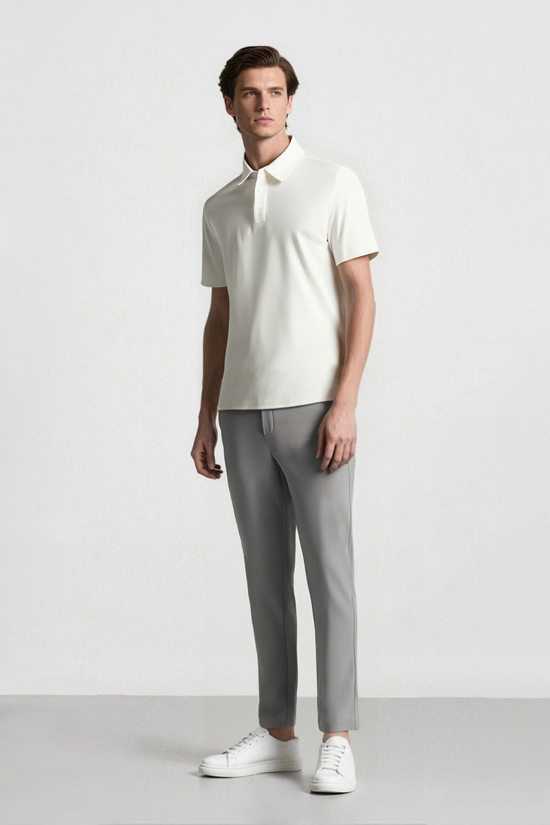 ديفاكتو بنطلون رجالي منسوج بقصّة Slim Fit  - Image 3