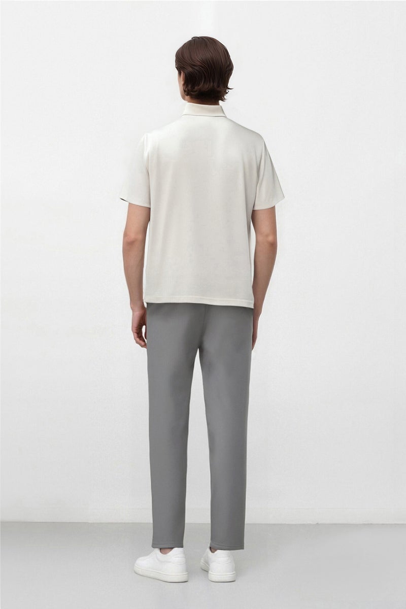ديفاكتو بنطلون رجالي منسوج بقصّة Slim Fit  - Image 4