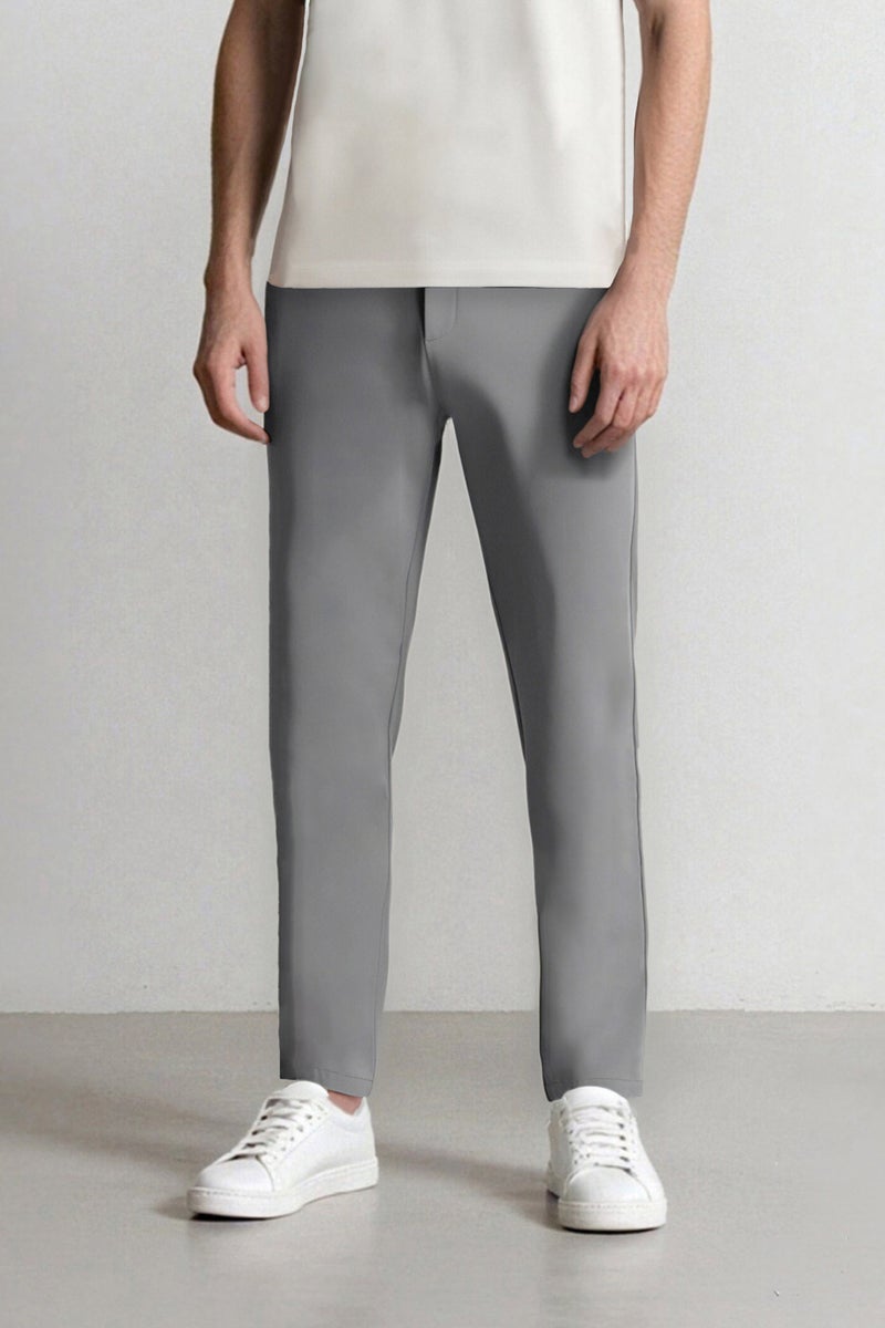 ديفاكتو بنطلون رجالي منسوج بقصّة Slim Fit  - Image 1