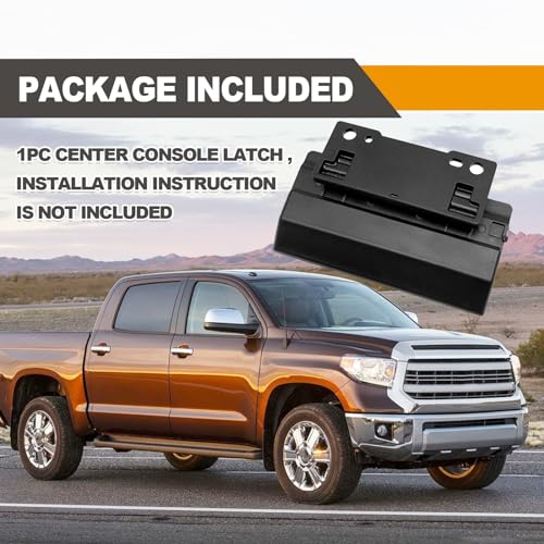 Vrasly Center Console Latch Compatible with Toyota 2016-2021 Tacoma and 2014-2021 Tundra, Replaces # 58971-0C040 Console Lock Sub-Assembly - Image 5