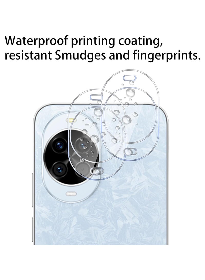 【2+2 Packs】 Screen Protectors For Huawei Nova 14 with Camera Lens Protector, Full Coverage 9H Tempered Glass Film - Image 4