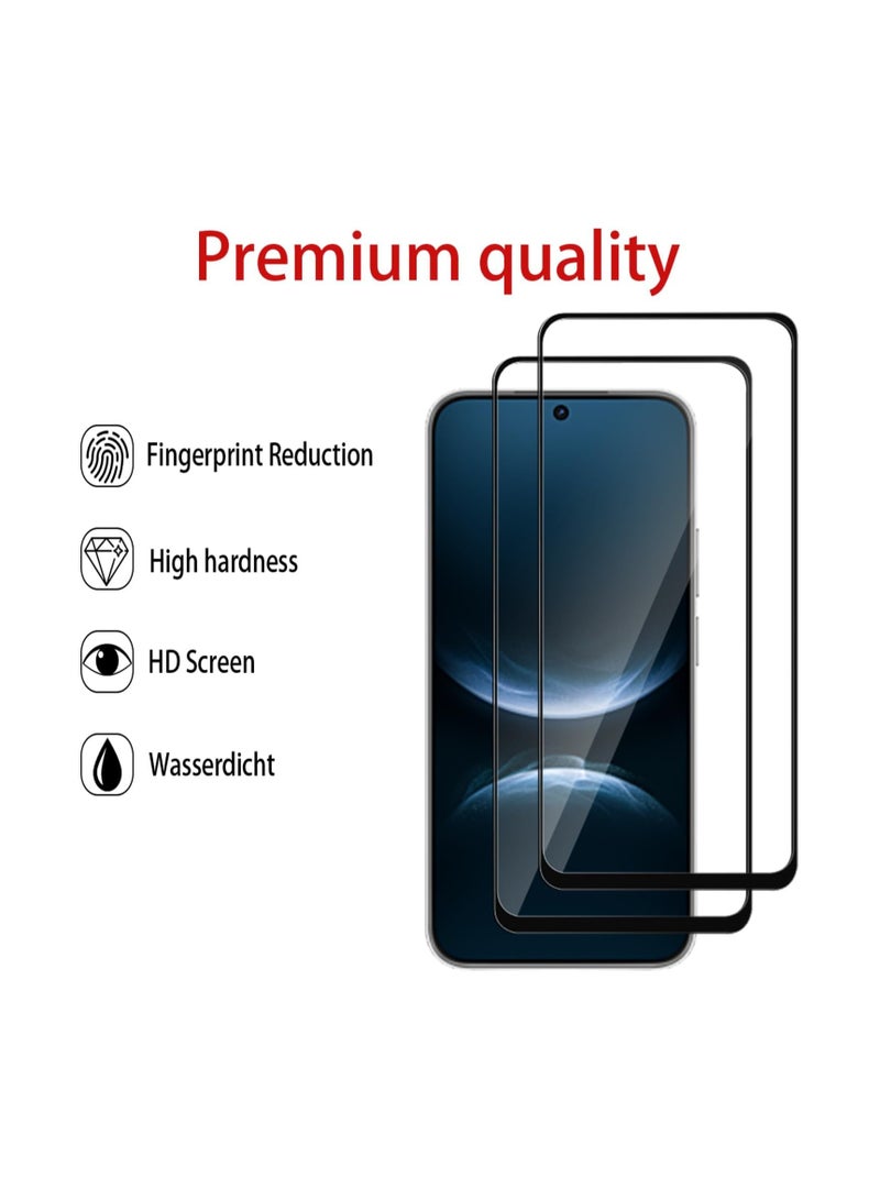 【2+2 Packs】 Screen Protectors For Huawei Nova 14 with Camera Lens Protector, Full Coverage 9H Tempered Glass Film - Image 2