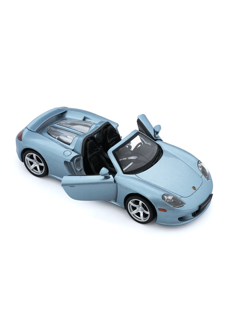 MOTORMAX Porsche Carrera GT Die-Cast Model Car 1:24 Scale – Officially Licensed Sports Car Collectible with Opening Doors & Detailed Interior - Image 2