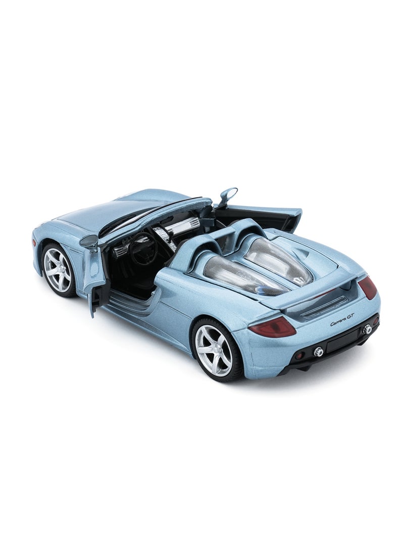 MOTORMAX Porsche Carrera GT Die-Cast Model Car 1:24 Scale – Officially Licensed Sports Car Collectible with Opening Doors & Detailed Interior - Image 4
