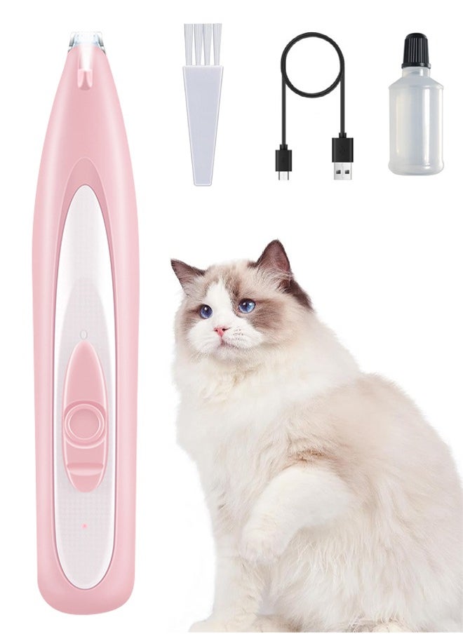 Occuwzz Cordless Dog Grooming Kit with Double Blades - Low Noise Pet Hair Trimmer for Paws, Eyes, Ears, Face, Rump  - Image 1