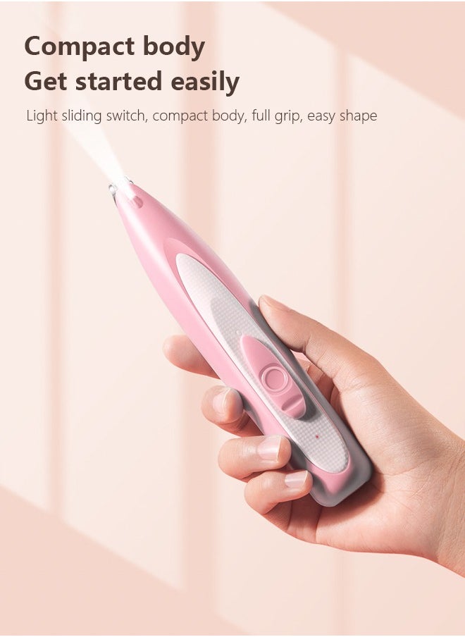 Occuwzz Cordless Dog Grooming Kit with Double Blades - Low Noise Pet Hair Trimmer for Paws, Eyes, Ears, Face, Rump  - Image 2