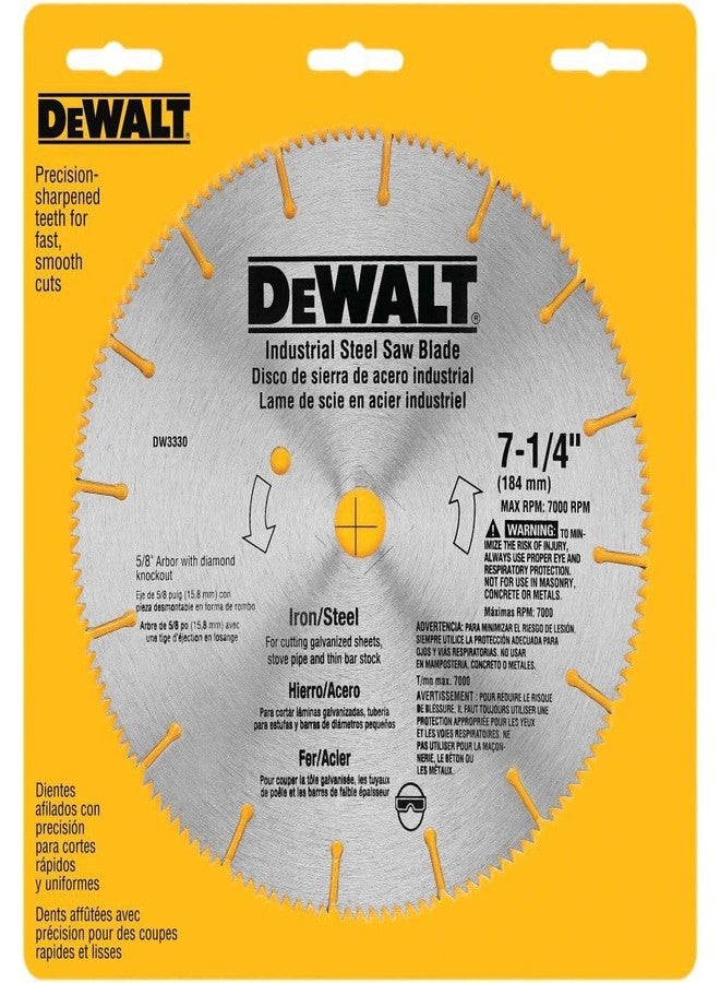 DEWALT Circular Saw Blade, 7 1/4 Inch, 16 Tooth, Metal Cutting (DW3330) - Image 4