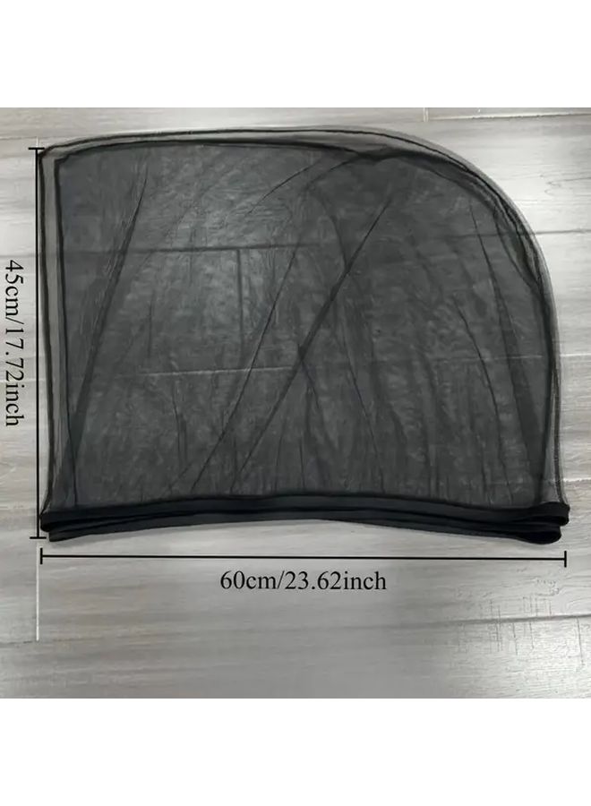 Small Rear Window Sun Shade UV Blocking Heat Shield 1pc Car Accessory - Image 2