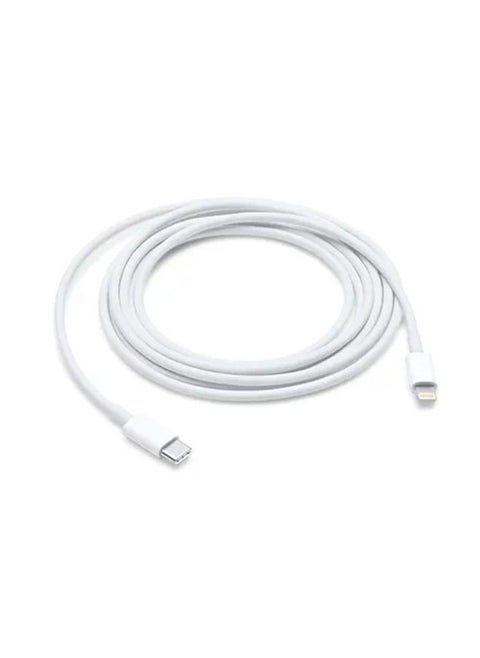 Lightning To USB-C Cable 2 Meter White