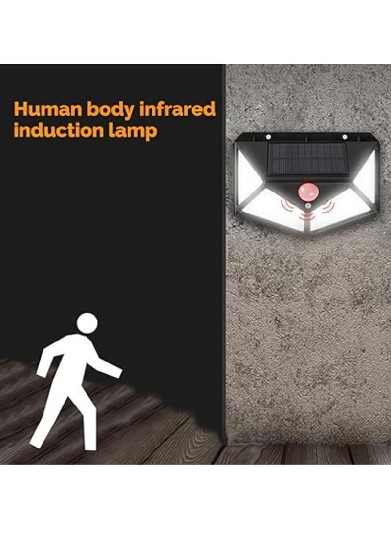 TIGER New Solar Interaction Wall Lamp – Outdoor Solar Lights with 100 LED, Waterproof, Wall Mounted, Wide Coverage (12.7 x 10.16 x 5.08 cm) – Energy-Efficient Solar-Powered LED Light for Garden, Patio, Porch, and Outdoor Spaces - Image 2