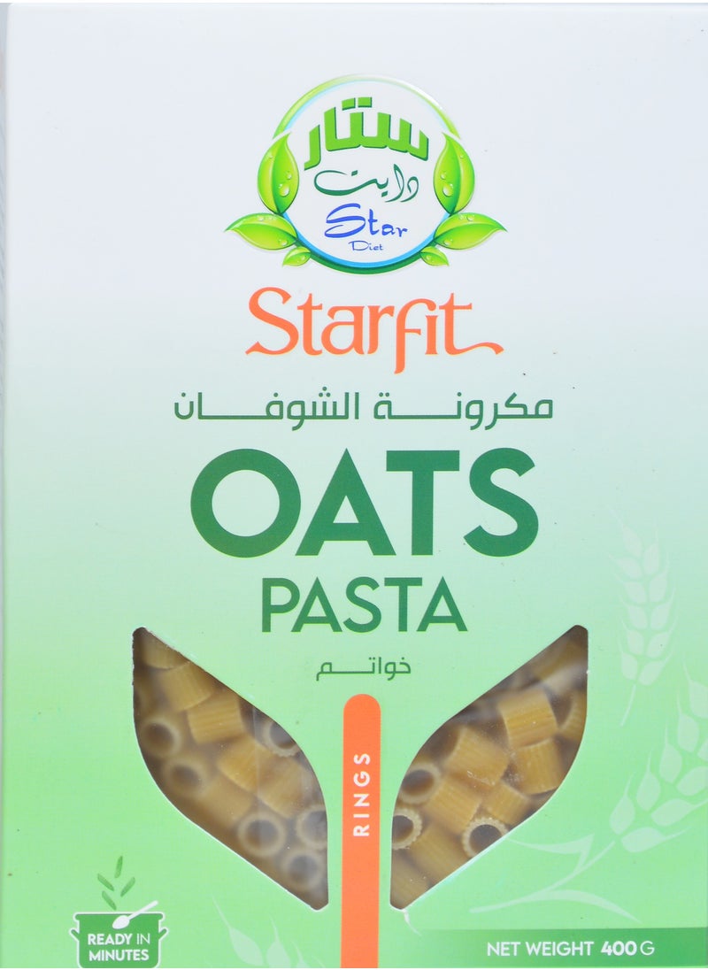 Star Diet Starfit Oat Pasta - 400 grams - Rings  - Image 1