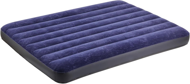 Air Mattress - Queen Inflatable Bed with Soft Flocked Top, Durable Vinyl, and 2-in-1 Valve for Quick Inflation - Ideal for Camping, Guests, Travel & Home Use - 203x152x25cm - Image 1