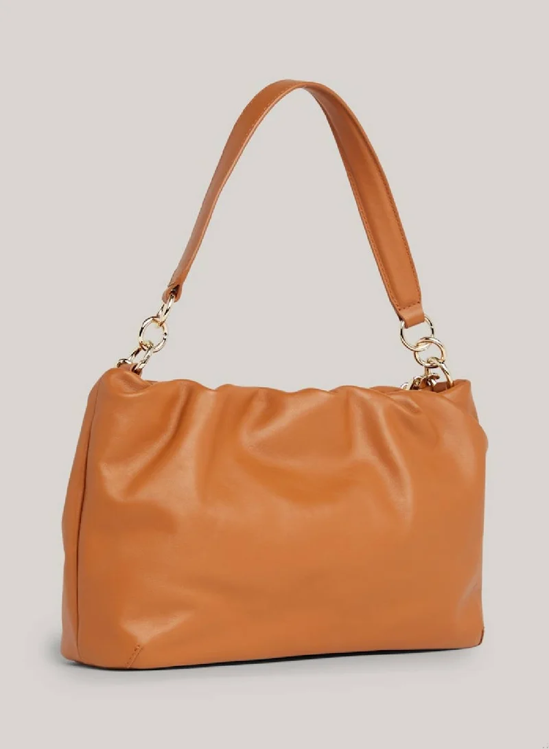 TOMMY HILFIGER Luxe Leather Small Shoulder Bag