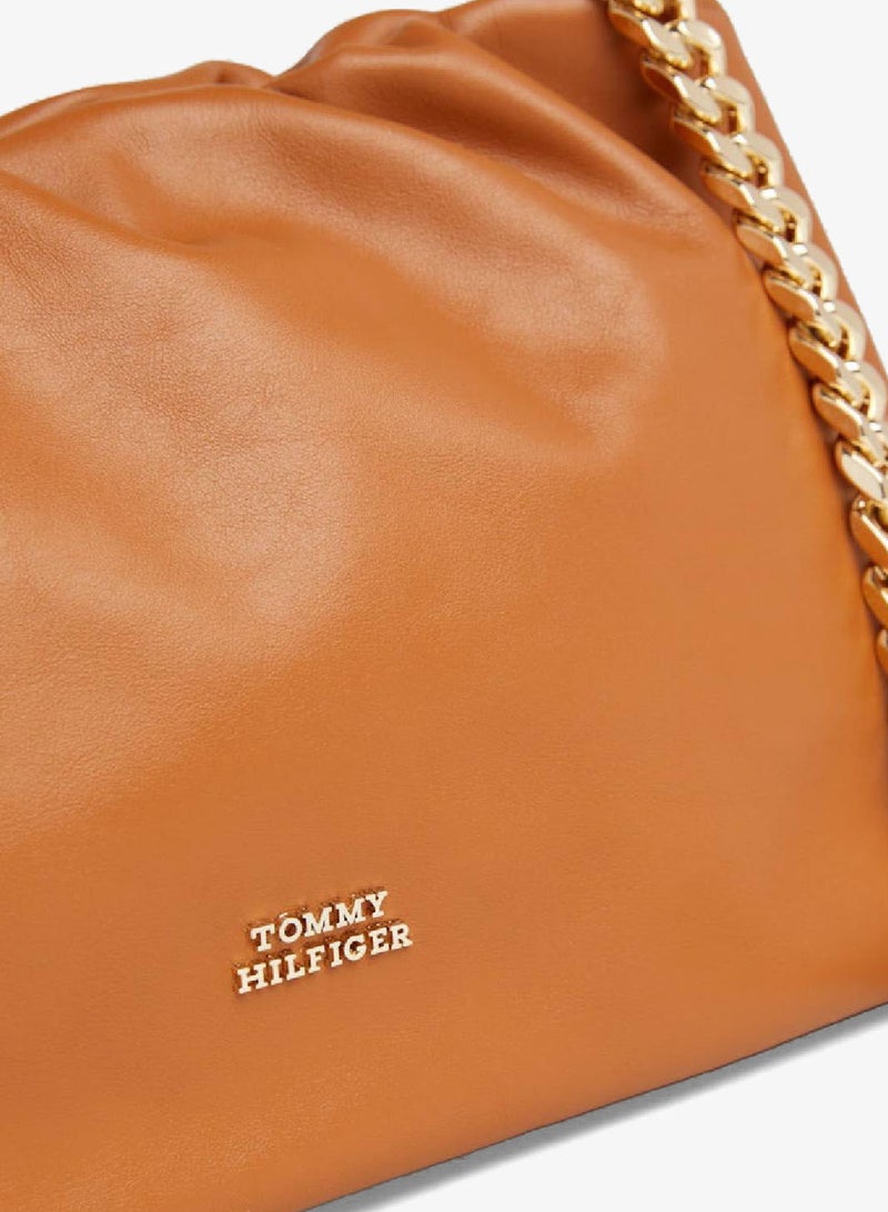 TOMMY HILFIGER Luxe Leather Small Shoulder Bag - Image 4