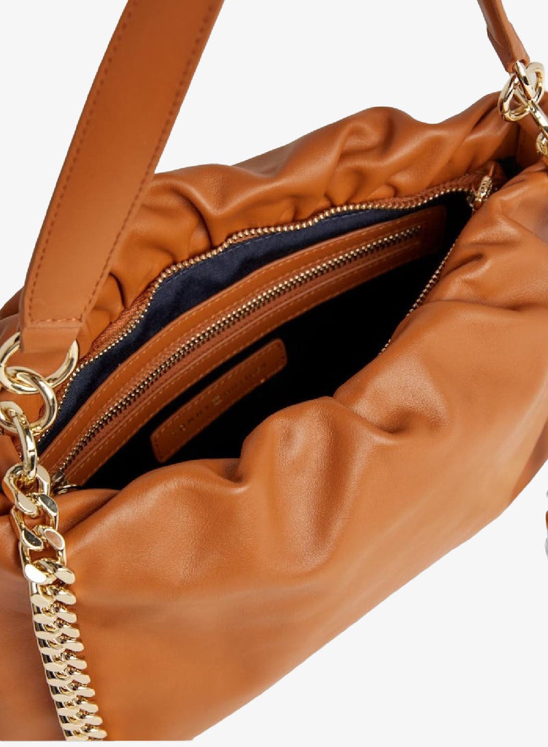 TOMMY HILFIGER Luxe Leather Small Shoulder Bag - Image 5