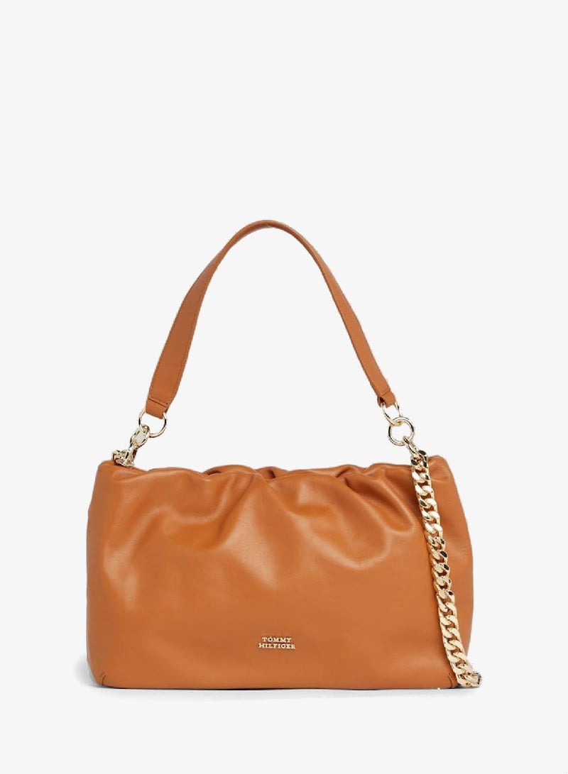 TOMMY HILFIGER Luxe Leather Small Shoulder Bag - Image 1