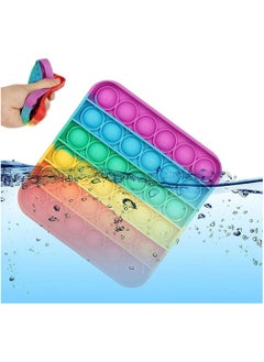 NQOOH Bubble Pop It Fidget Toy Set Sensory Game for Kids and Adults Suitable for Autism and Special Needs Stress Relief with 4 Shapes Heart Circle Octagon and Square  - Image 3
