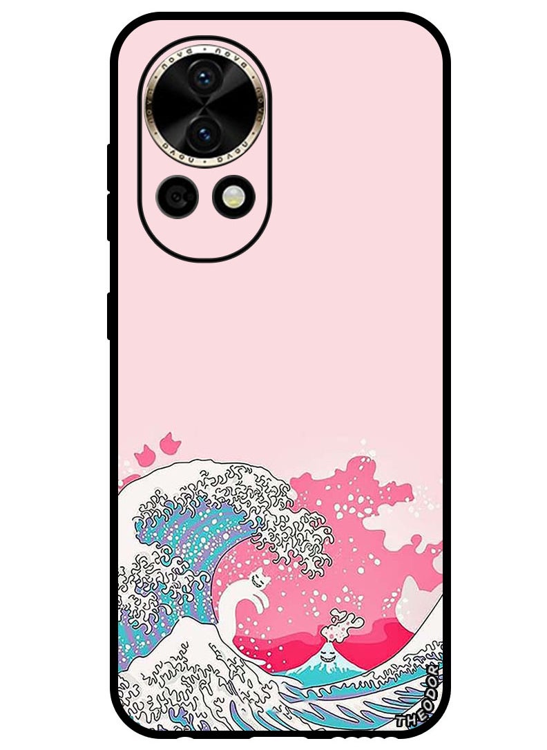 Theodor Protective Case Anti Scratch Shock Proof Bumper Cover For Huawei Nova 12 Pro Waves  - Image 1