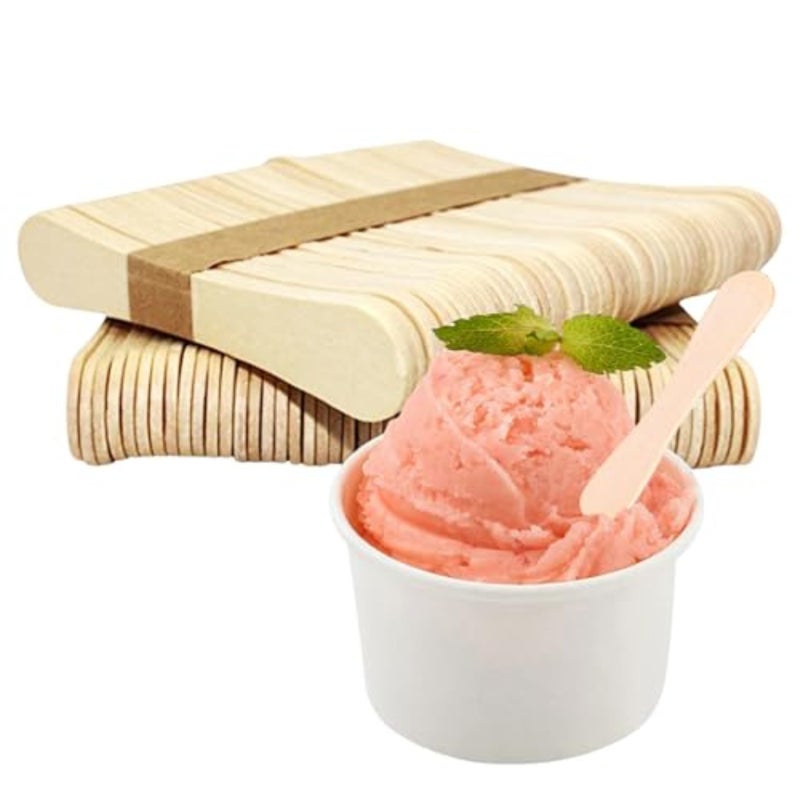 Perfect Stix PS300BA1000 Wooden Taster Spoons 35 Length pack of 1000 Plain