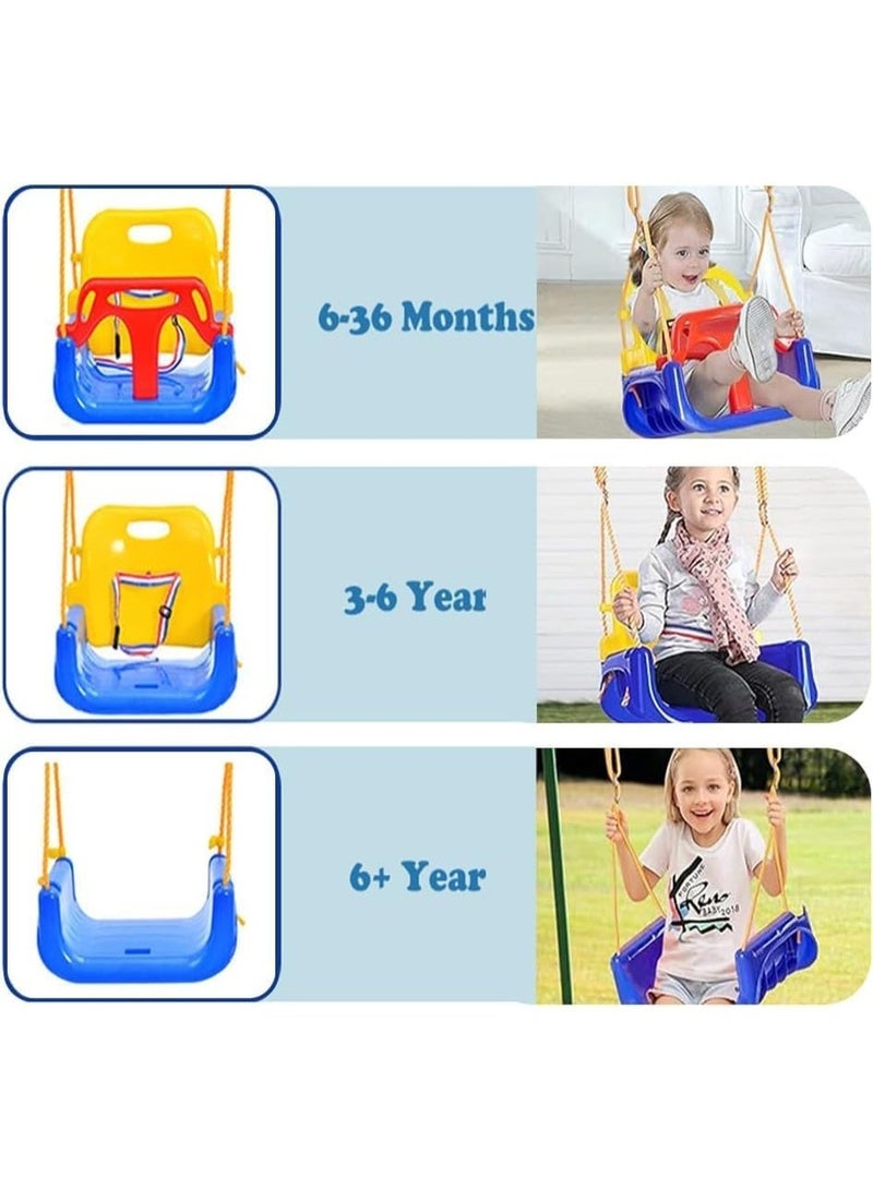 Baby Swing Set for Outdoor and Indoor, Sturdy Seat and Foldable Metal Swing Stand, Easy to Assemble and Store at Home - Image 2