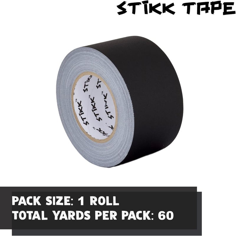 STIKK Gaffer Tape - Black Gaffers Tape - 3 inch x 60 yards - Pro Gaff Tape for Staging Work - Grafting Tape for Filming, Photography, Radio - Effective Heavy-Duty Water Resistant Gaff Tape - Image 3