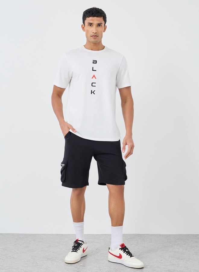 Take Two Slogan Printed Round Neck Regular Fit T-Shirt - Image 2