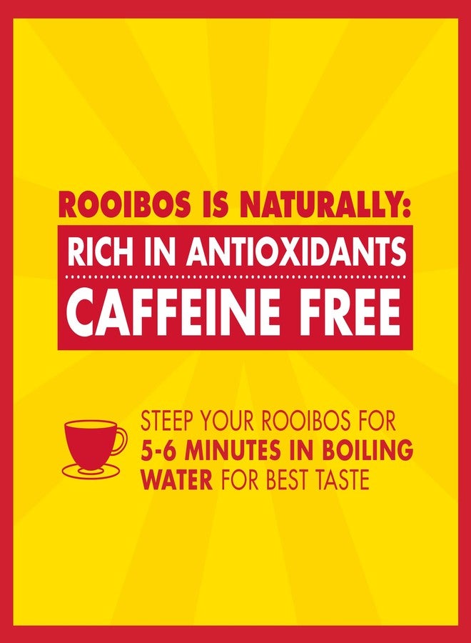 BOS Organic Rooibos Tea Bags - 100 Count - Caffeine Free, Naturally Sweet, Antioxidant-Rich - Rooibos Tea Organic Made In South Africa - BOS - Image 2
