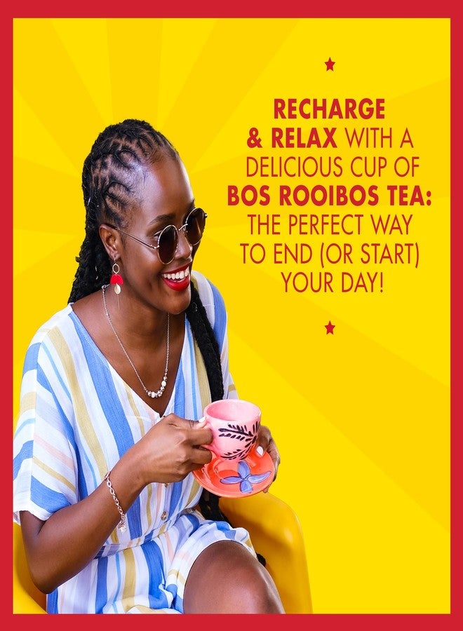 BOS Organic Rooibos Tea Bags - 100 Count - Caffeine Free, Naturally Sweet, Antioxidant-Rich - Rooibos Tea Organic Made In South Africa - BOS - Image 3