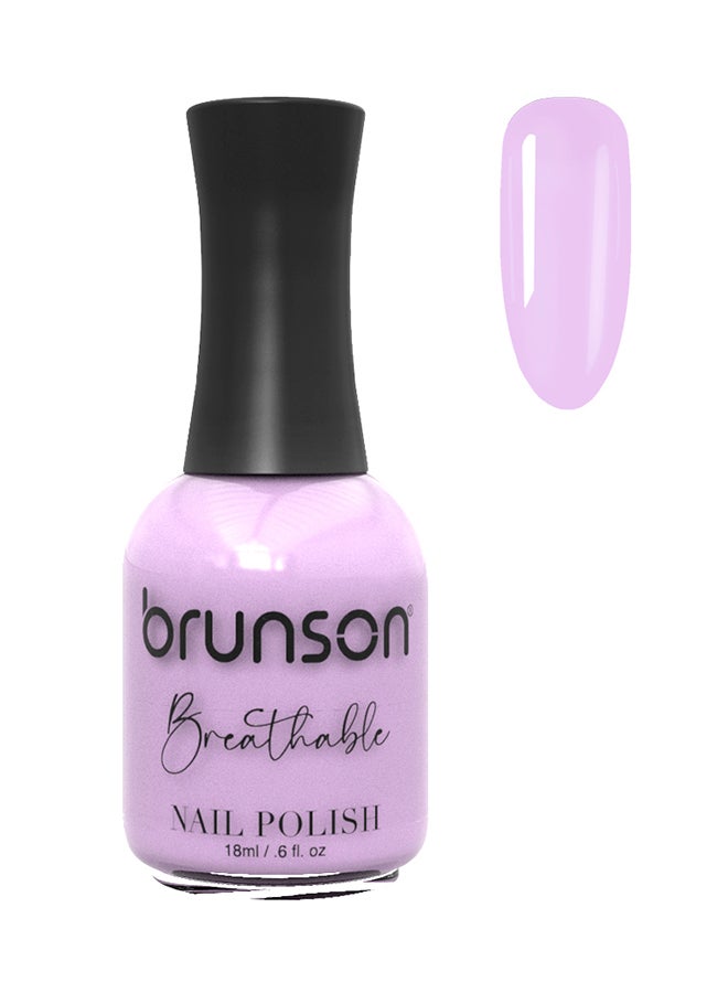 طلاء أظافر قابل للتنفس طلاء أظافر حلال مناسب للوضوء يجف بسرعة نباتي طويل الأمد وسهل التقشير 18 مل BH195