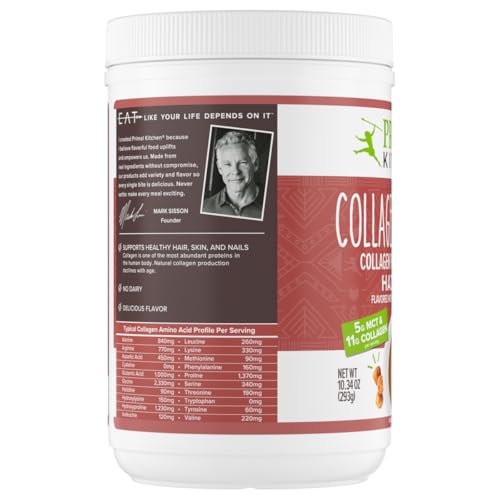 Primal Kitchen Hazelnut Collagen Creamer Powder, Collagen Peptide Drink Mix with MCT Oil,10.34 Ounces - Image 3