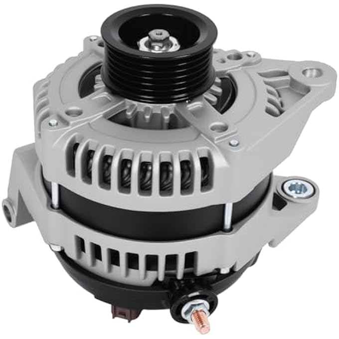 YOMALL Alternator 13913 for 2004-2006 Durango 3.7L V6 for 2001-2006 Durango 4.7L V8 for 2006 Commander for 2005-2006 Grand Cherokee for 2002-2006 Liberty 3.7L V6 160A 6PK 13913N 5170748AA 4801252AA - Image 1