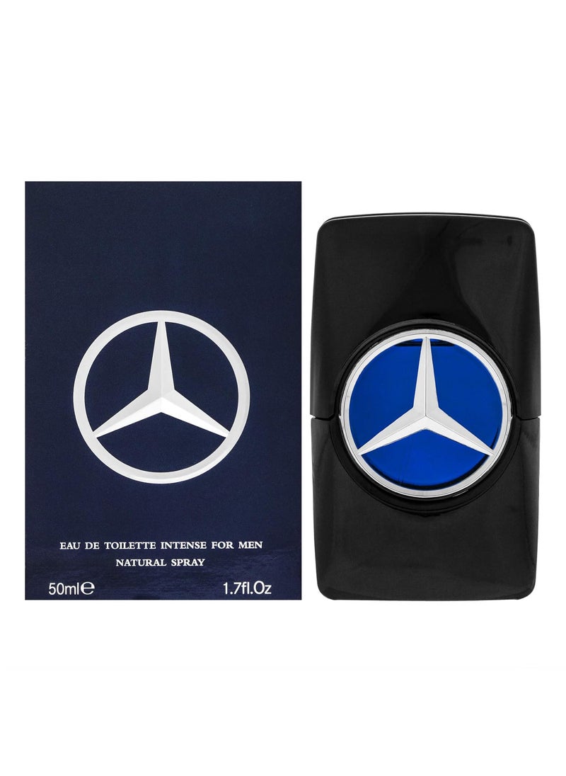 Mercedes-Benz MercedesBenz Man Intense  Eau de Toilette  Long Lasting Amber  Patchouli Cologne  084 oz Spray 