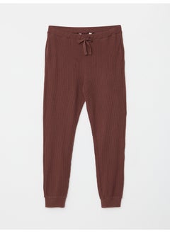Large Size Elastic Waist Plain Women's Pajama Bottom