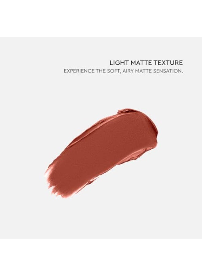 KIRO NonStop Airy Matte Liquid Lipstick Nutmeg Nude Chocolate Brown SuperPigmented LongLasting Hydrating Waterproof SmudgeProof Lightweight Infused with Avocado Apricot Oil 5ml - Image 3