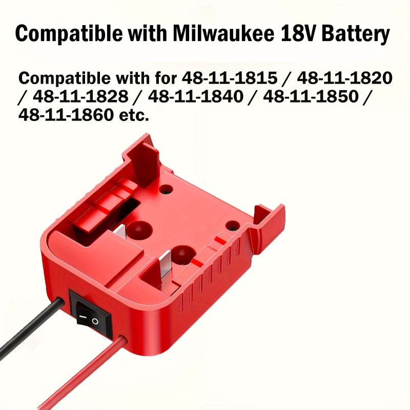 Charger with Fuse For 18V Batteries 12V 10A Output Power Adapter - Image 4