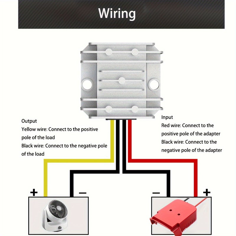 Charger with Fuse For 18V Batteries 12V 10A Output Power Adapter - Image 5