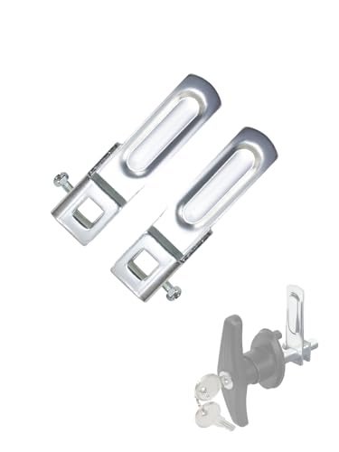 Quality Life Truck Cap Camper Shell THandle Lock Latch Replacement Locking Cam Truck Bed Topper Door Locking Kit Accessories LR Cam Only - Image 1