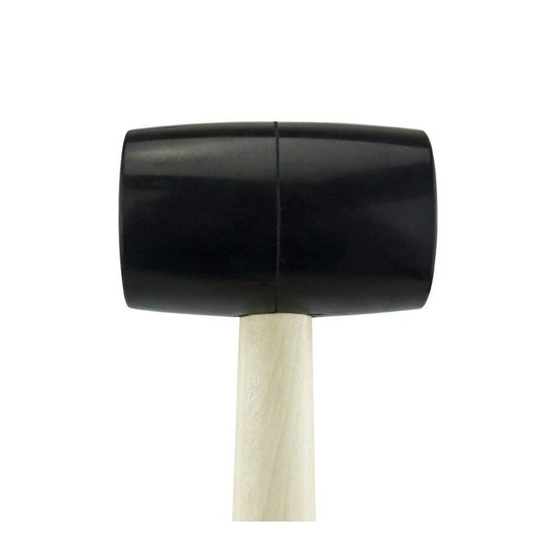 DIY Crafts DIY Crafts Design No 4 Black Rubber Jewelers Hammer Black Rubber Mallet with Wooden Handle Rubber Design No 4 Black Rubber  - Image 3