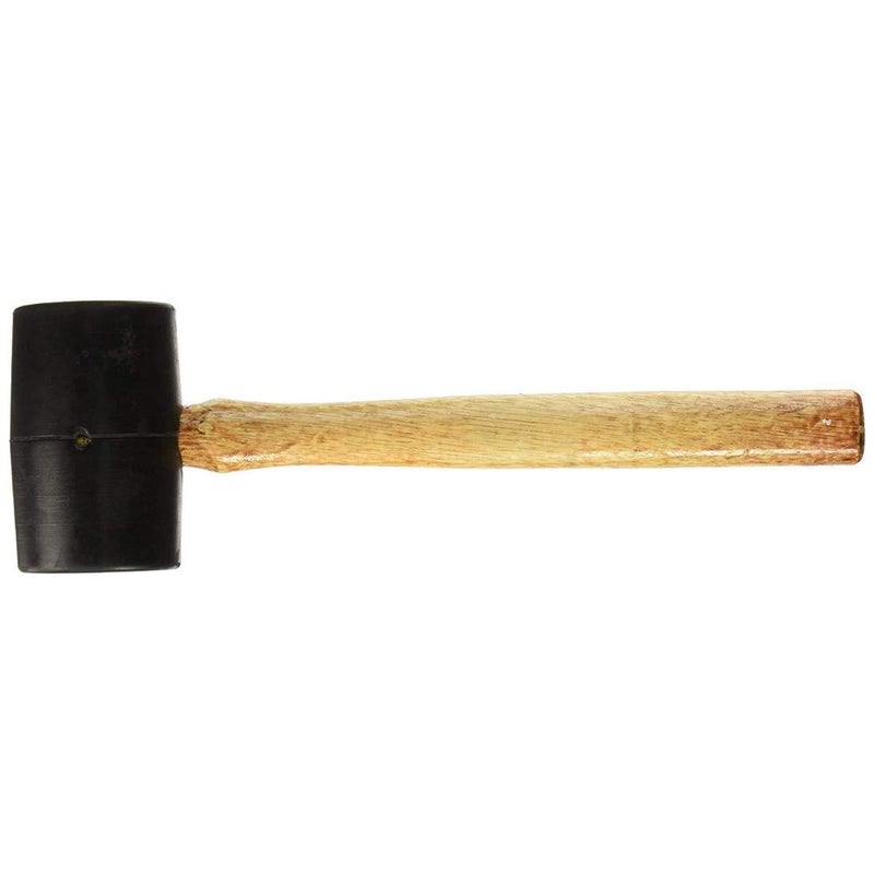 DIY Crafts DIY Crafts Design No 4 Black Rubber Jewelers Hammer Black Rubber Mallet with Wooden Handle Rubber Design No 4 Black Rubber  - Image 2