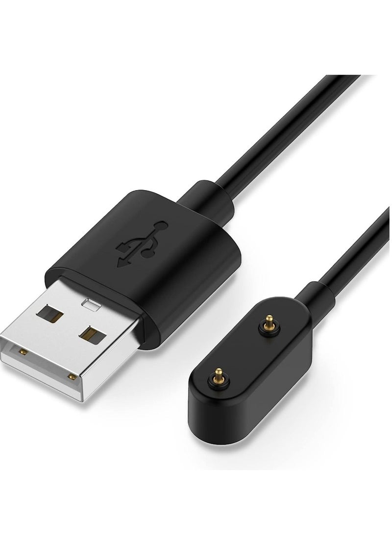 شاحن متوافق مع ساعة هواوي فيت، كابل شحن USB قاعدة شاحن حامل لشاحن ساعة هواوي باند 6/7/8 (أسود) - Image 1