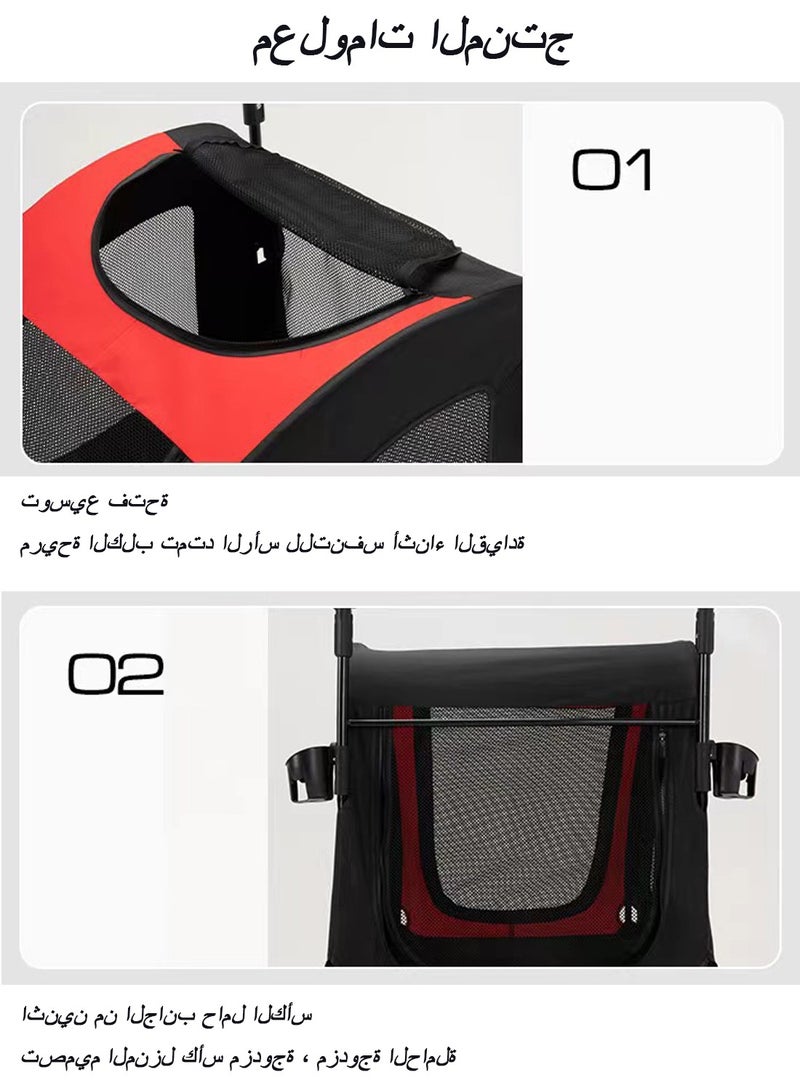 كيدل الحيوانات الأليفة عربة عربة الحيوانات الأليفة - Image 3