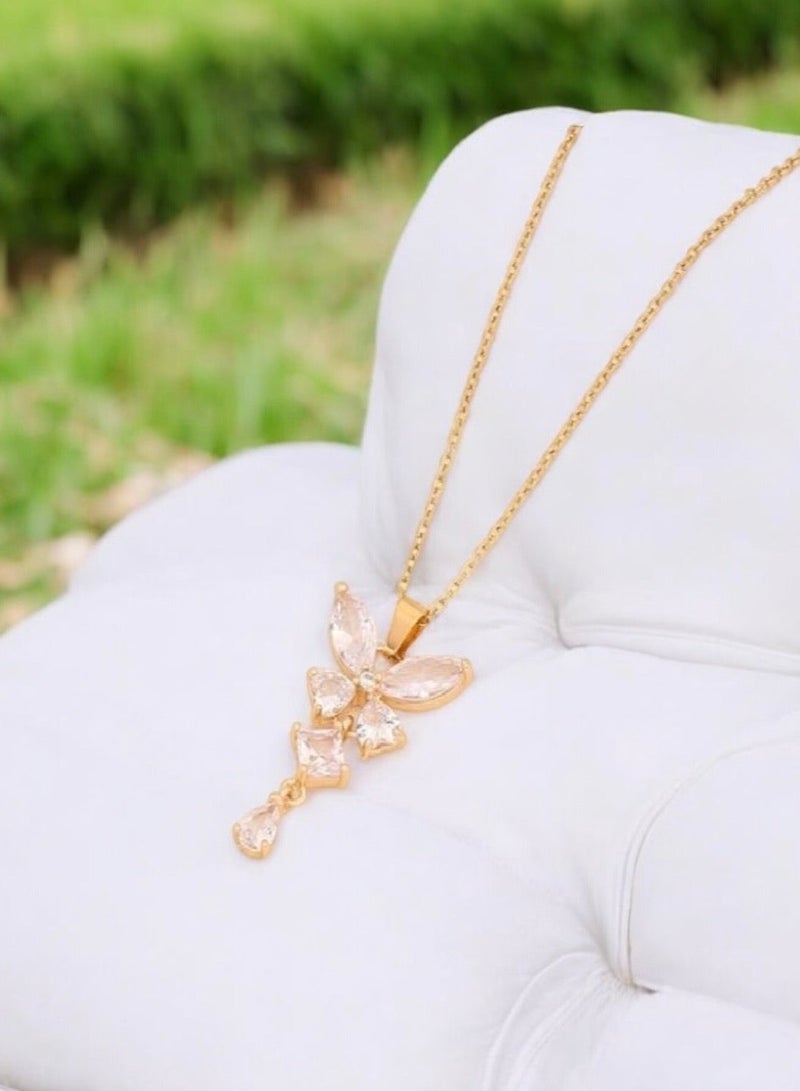 Attractives Trendy Cubic Zirconia Necklace For Women - Image 2