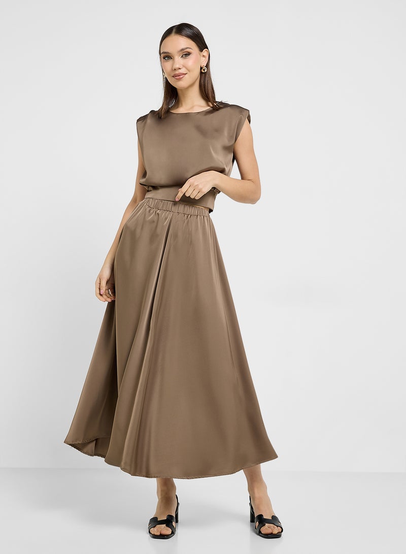 ELLA Sleeveless Top & Skirt  Set - Image 1
