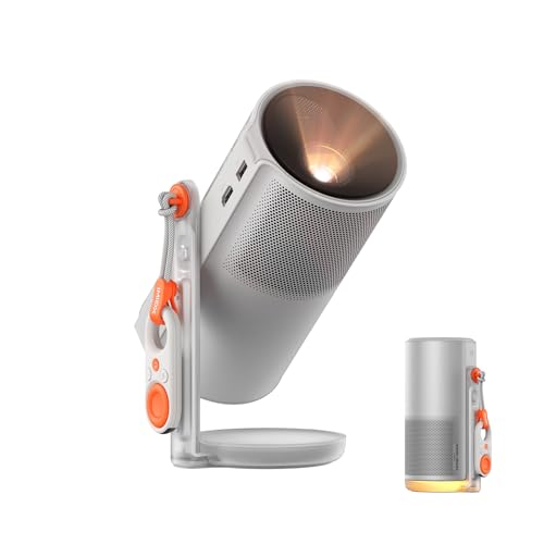 XGIMI MoGo 4 2025 NEW Portable Projector, Google TV with Licensed Netflix, 360° Adjustable Stand, 2.5 Hours of Playtime, 2 x 6W Harman Kardon, Outdoor Projector, Wifi, Bluetooth, Include Sunset Filter - Image 1