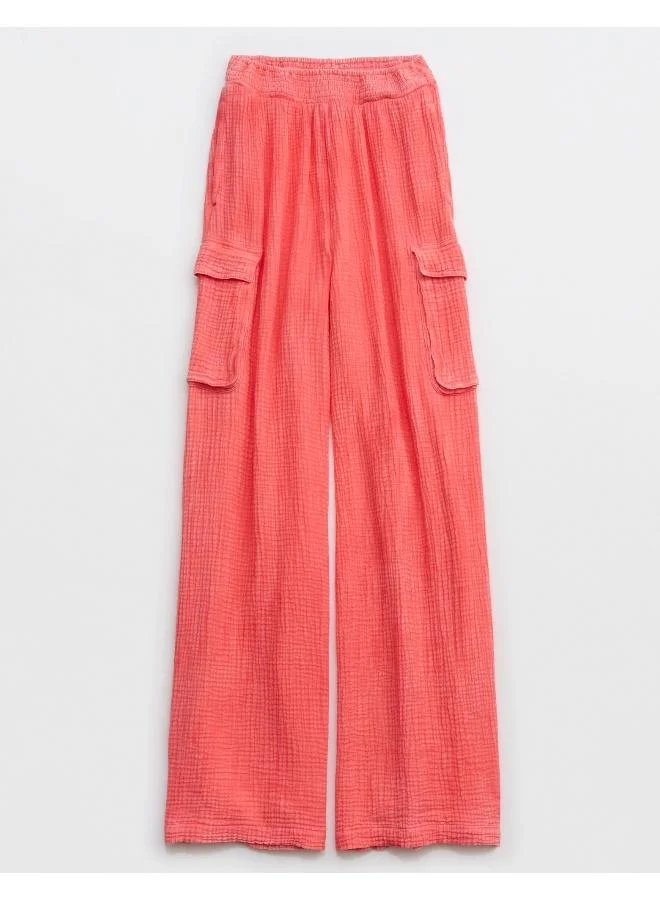 Aerie High Waist Cargo Pants