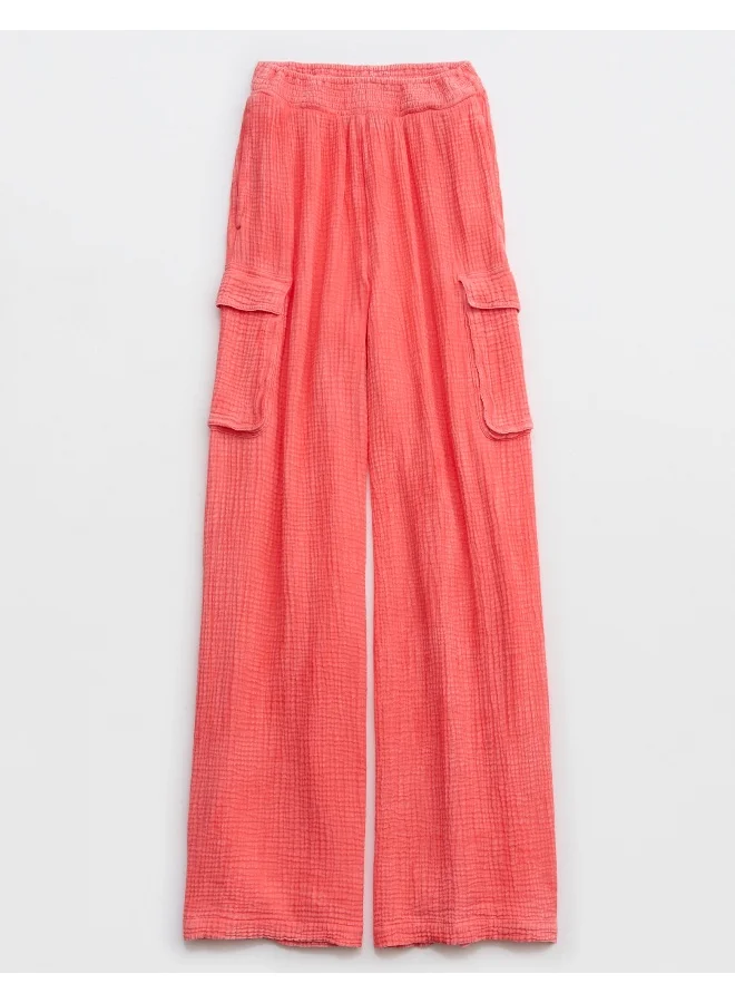 Aerie High Waist Cargo Pants